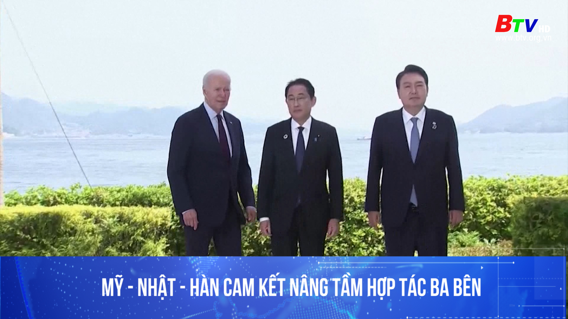 Mỹ - Nhật - Hàn cam kết nâng tầm hợp tác ba bên	