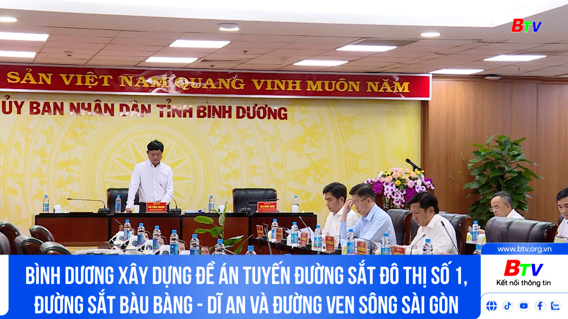 Bình Dương xây dựng đề án tuyến đường sắt đô thị số 1, đường sắt Bàu Bàng - Dĩ An và đường ven sông Sài Gòn