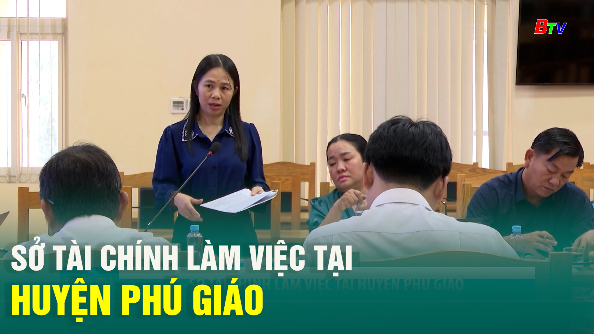 Sở Tài chính làm việc tại huyện Phú Giáo