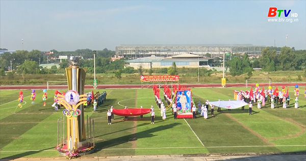 Khai mạc Đại hội Thể dục - Thể thao huyện Bàu Bàng lần thứ II năm 2021