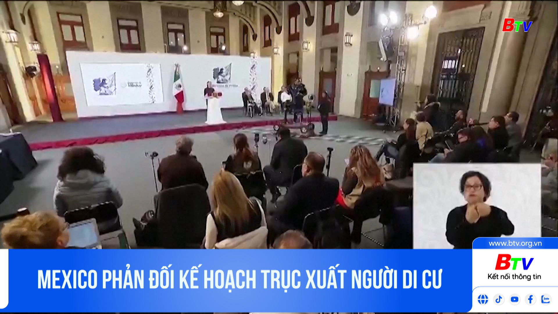 Mexico phản đối kế hoạch trục xuất người di cư