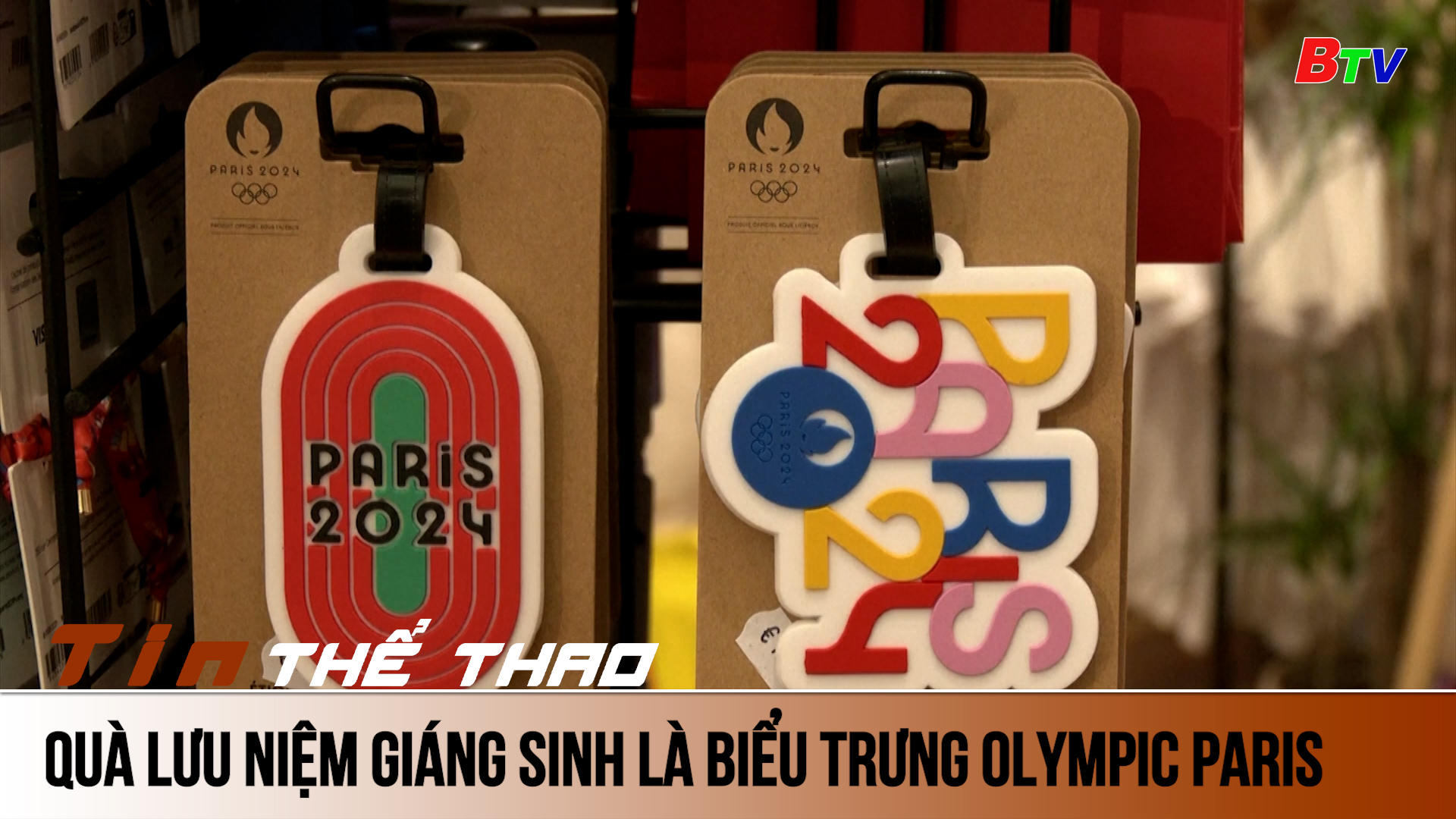 Quà lưu niệm Giáng sinh là biểu trưng Thế vận hội mùa hè Olympic Paris 2024 | Tin Thể thao 24h	