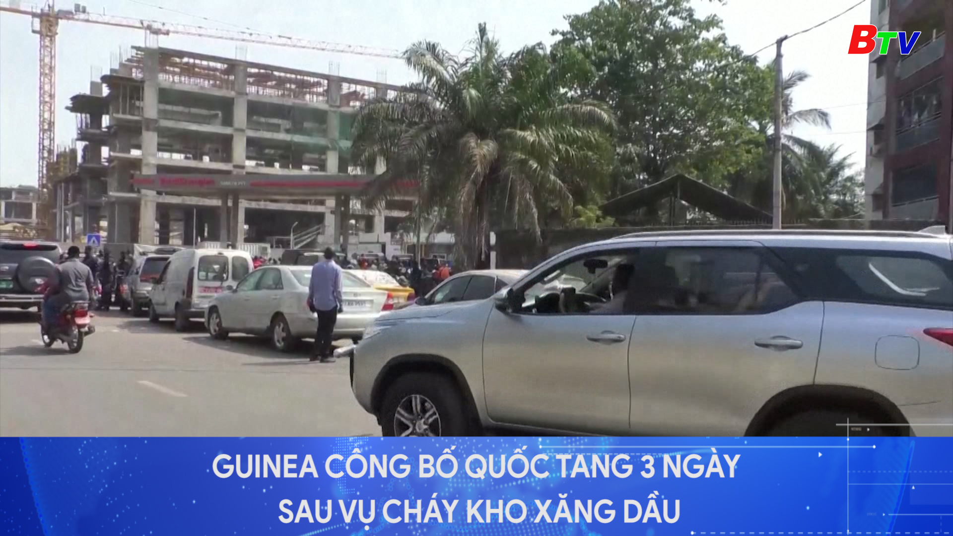 Guinea công bố quốc tang 3 ngày sau vụ cháy kho xăng dầu