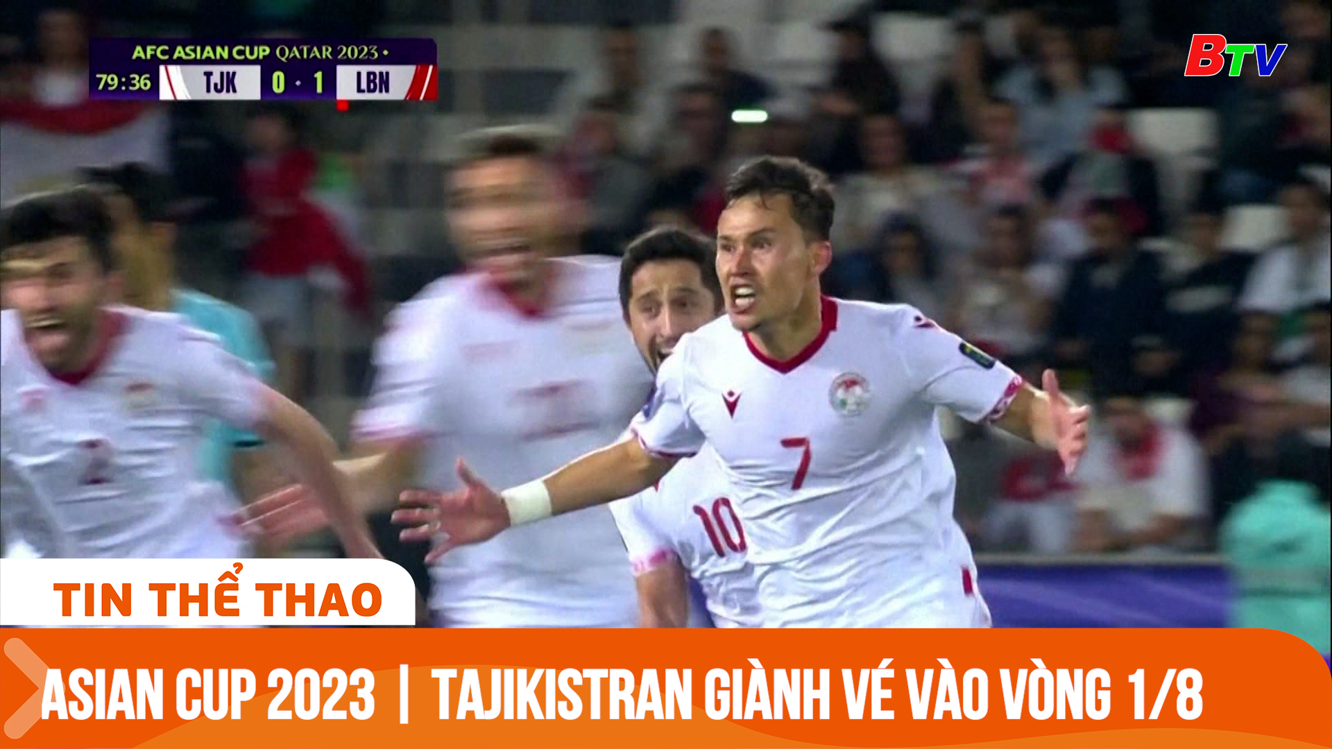 Asian Cup 2023 | Tajikistran giành vé thứ hai bảng A vào vòng 1/8 | Tin Thể thao 24h	