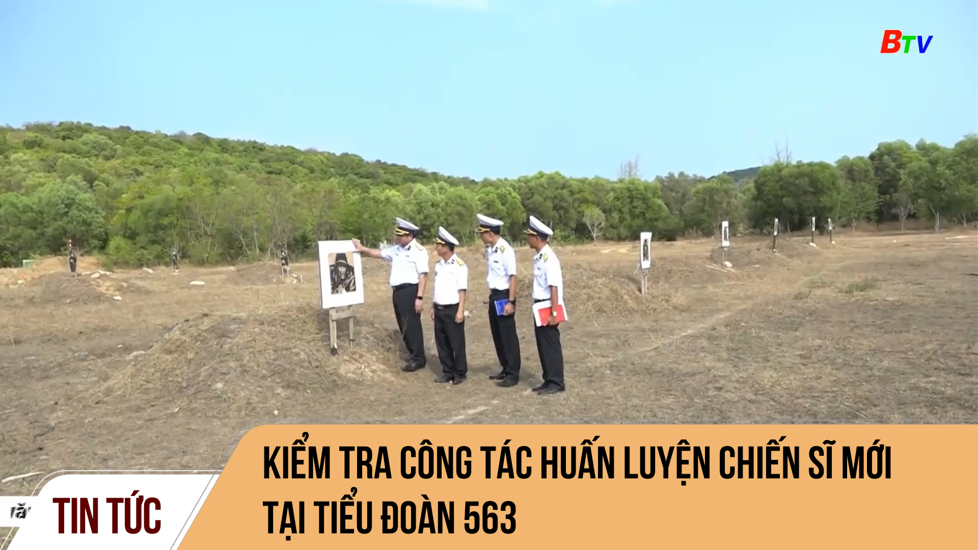 Kiểm tra công tác huấn luyện chiến sĩ mới tại Tiểu đoàn 563