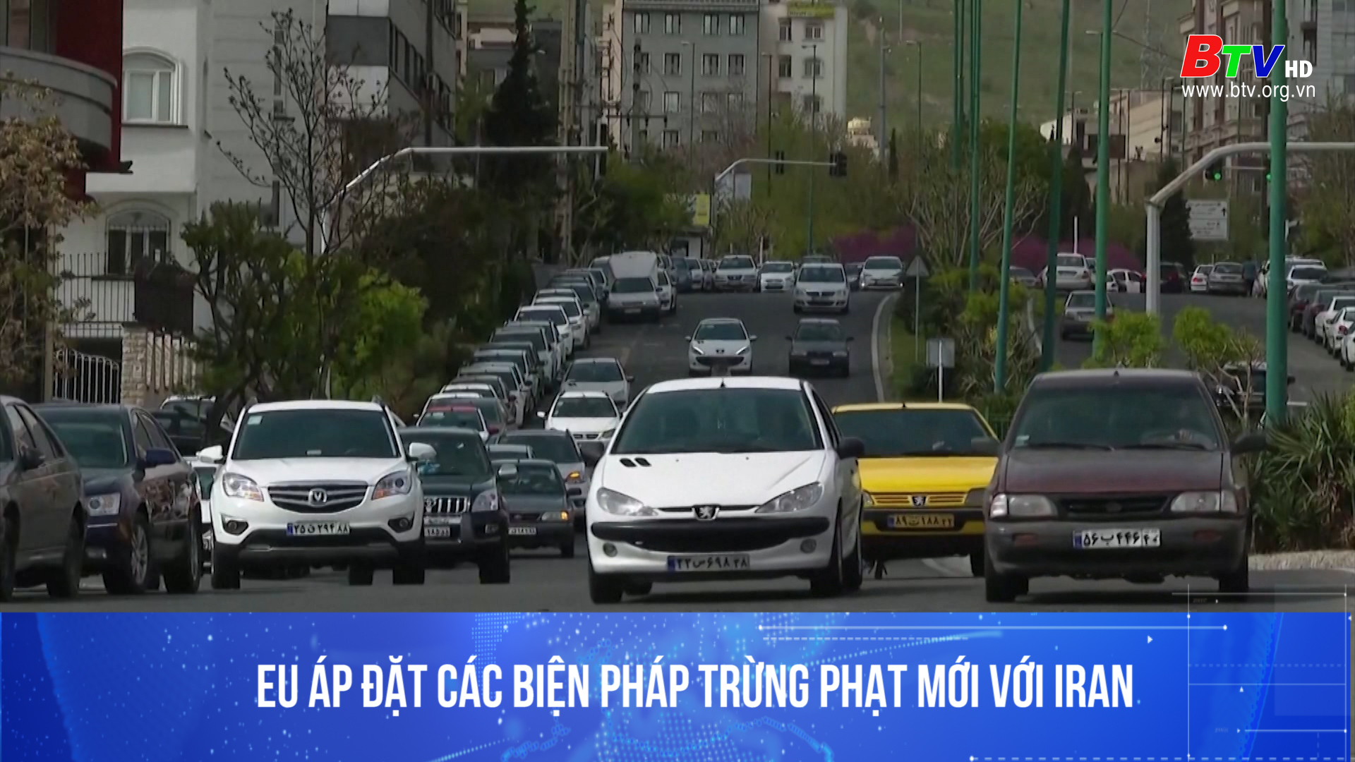 EU áp đặt các biện pháp trừng phạt mới với Iran	