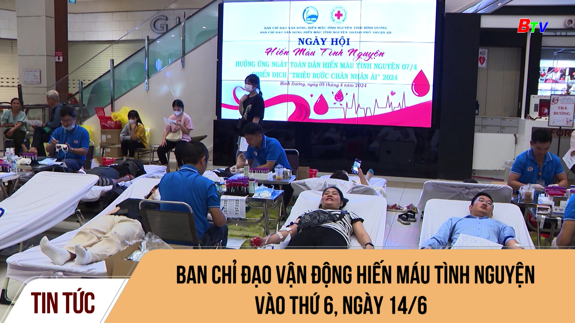 Ban chỉ đạo vận động hiến máu tình nguyện vào thứ 6, ngày 14/6	