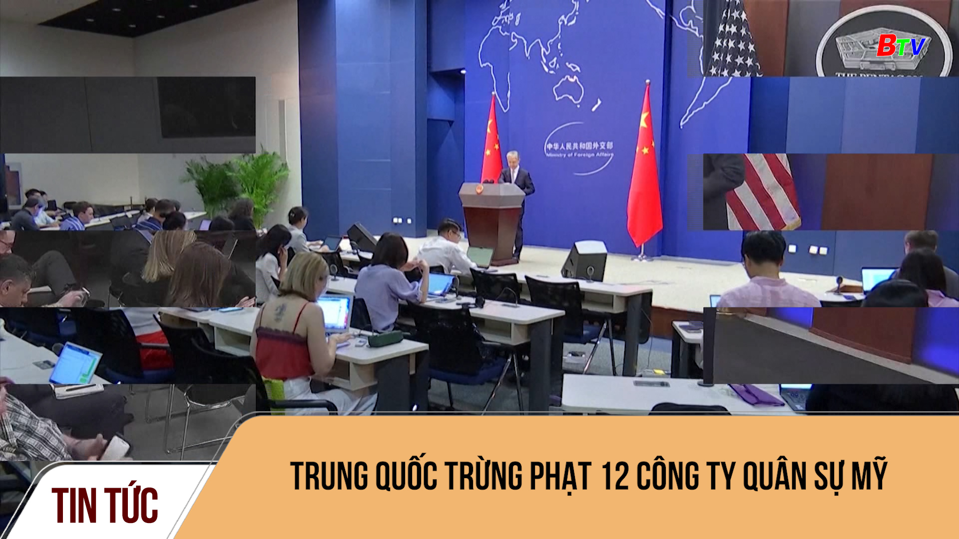 Trung Quốc trừng phạt 12 công ty quân sự Mỹ	