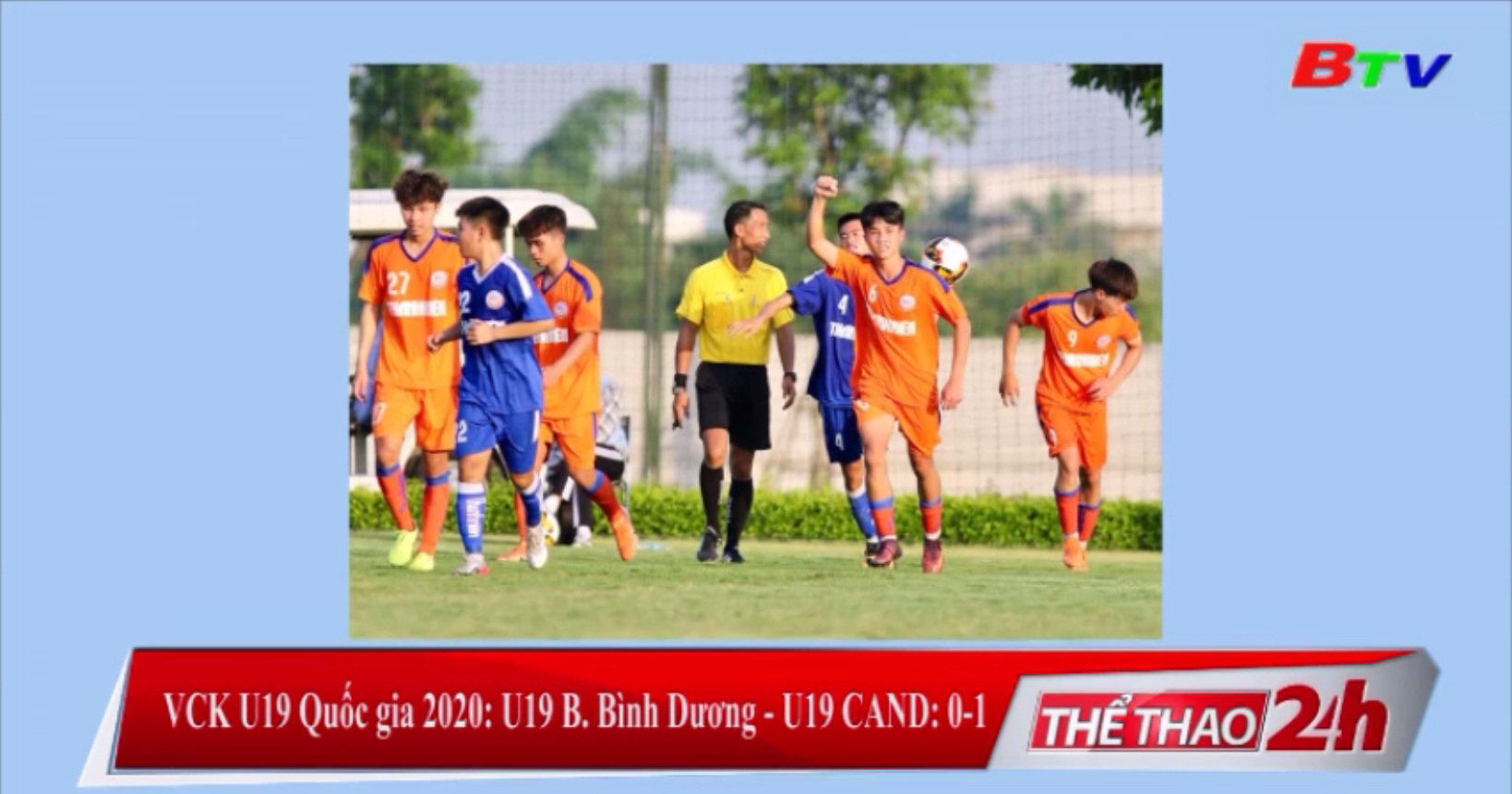 VCK U19 Quốc gia 2020 – U19 B.Bình Dương 0-1 U19 CAND