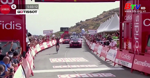 Damiano Caruso chiến thắng chặng 9 Giải đua xe đạp Vuelta a Espana 2021