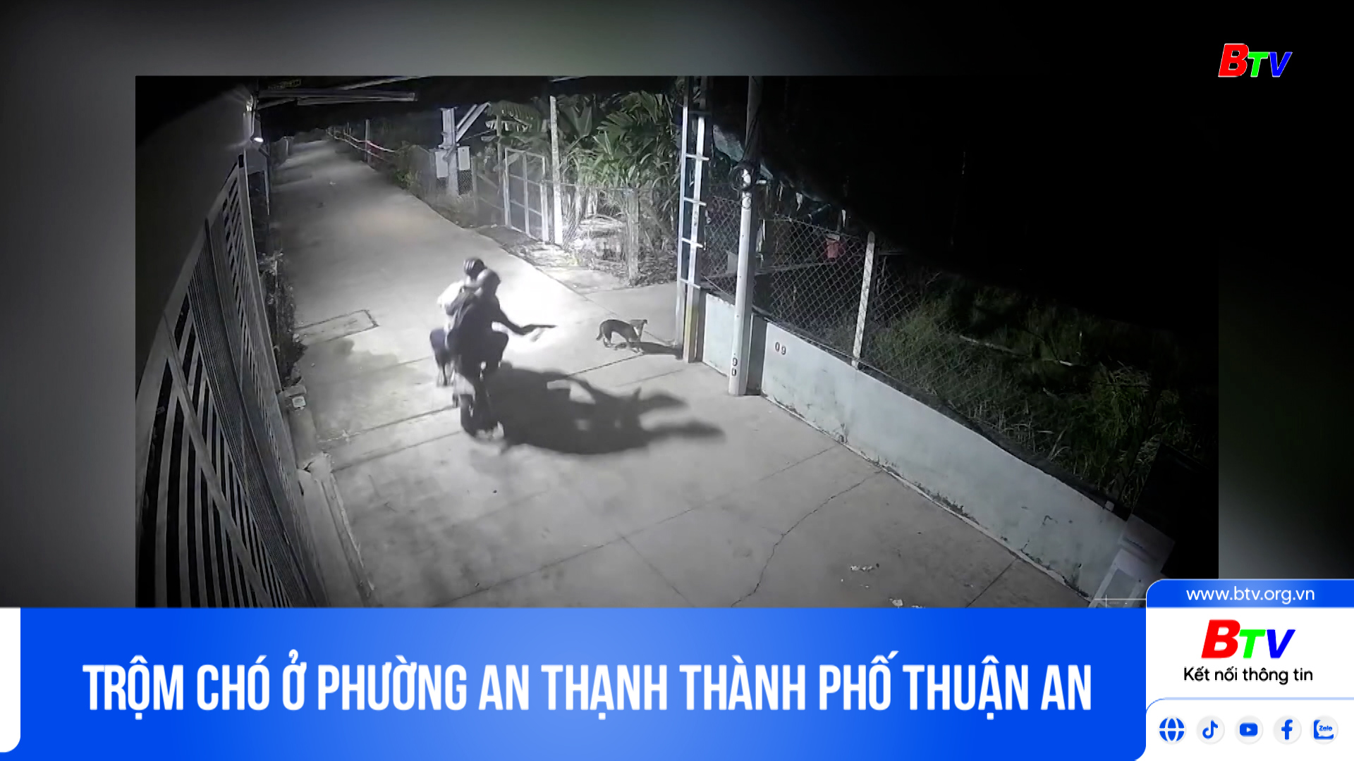 Trộm chó ở phường An Thạnh thành phố Thuận An