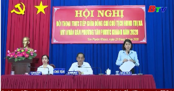 	Chủ tịch HĐND thị xã Tân Uyên đối thoại với người dân phường Tân Phước Khánh