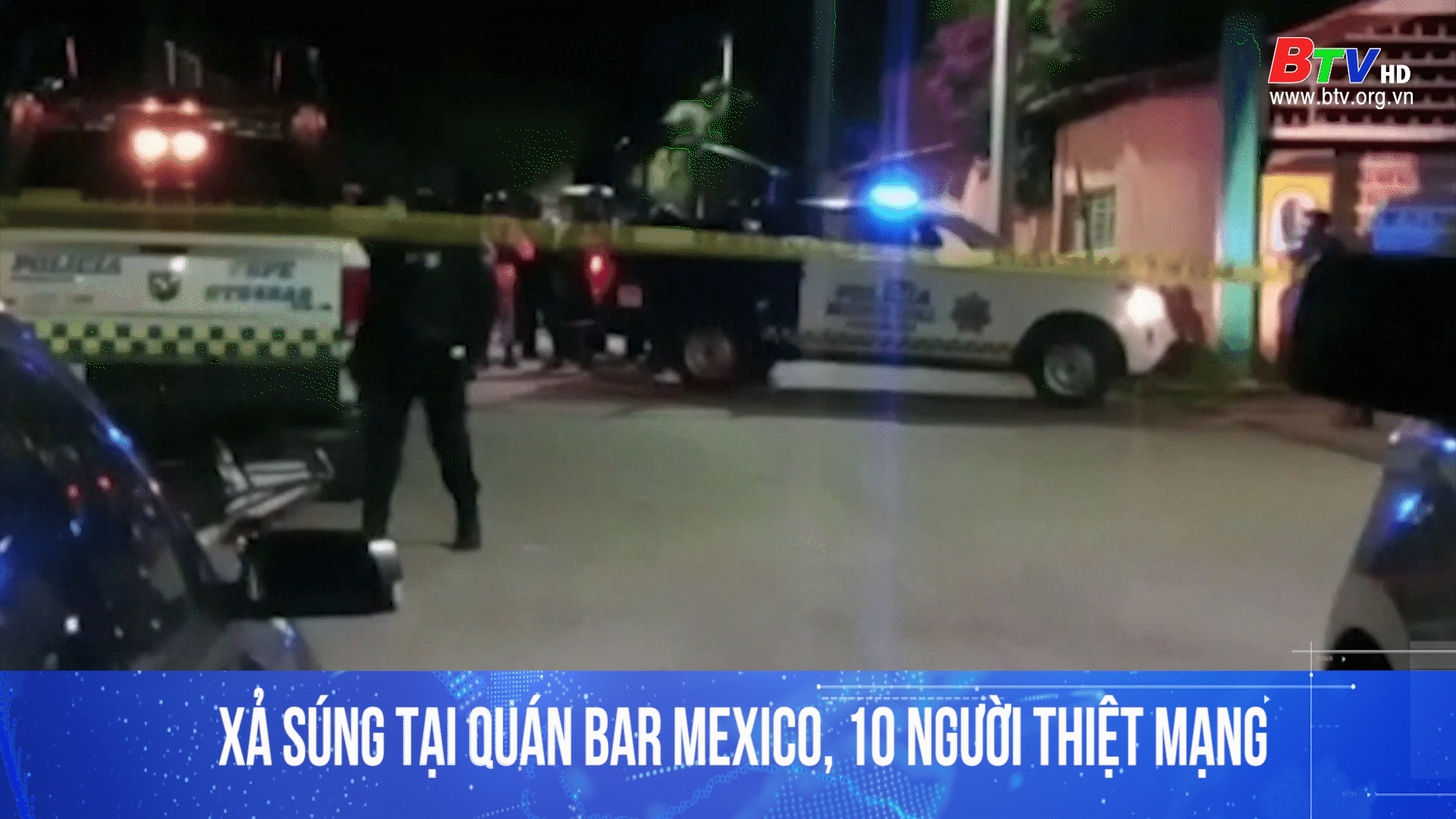 Xả súng tại quán bar tại Mexico, 10 người thiệt mạng