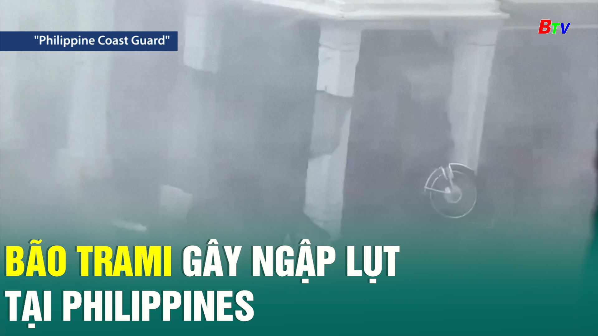 Bão Trami gây ngập lụt tại Philippines