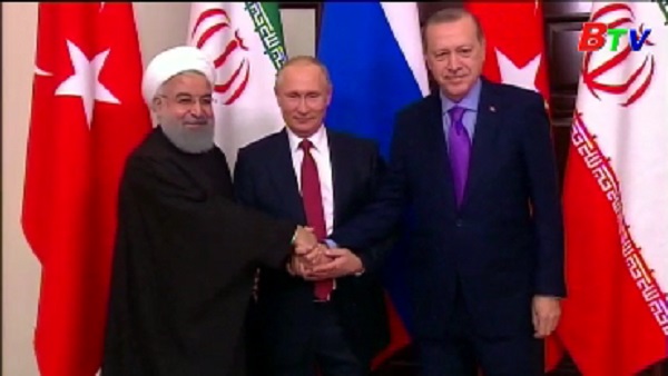 Syria hoan nghênh tuyên bố chung của Nga, Thổ Nhĩ Kỳ và Iran 