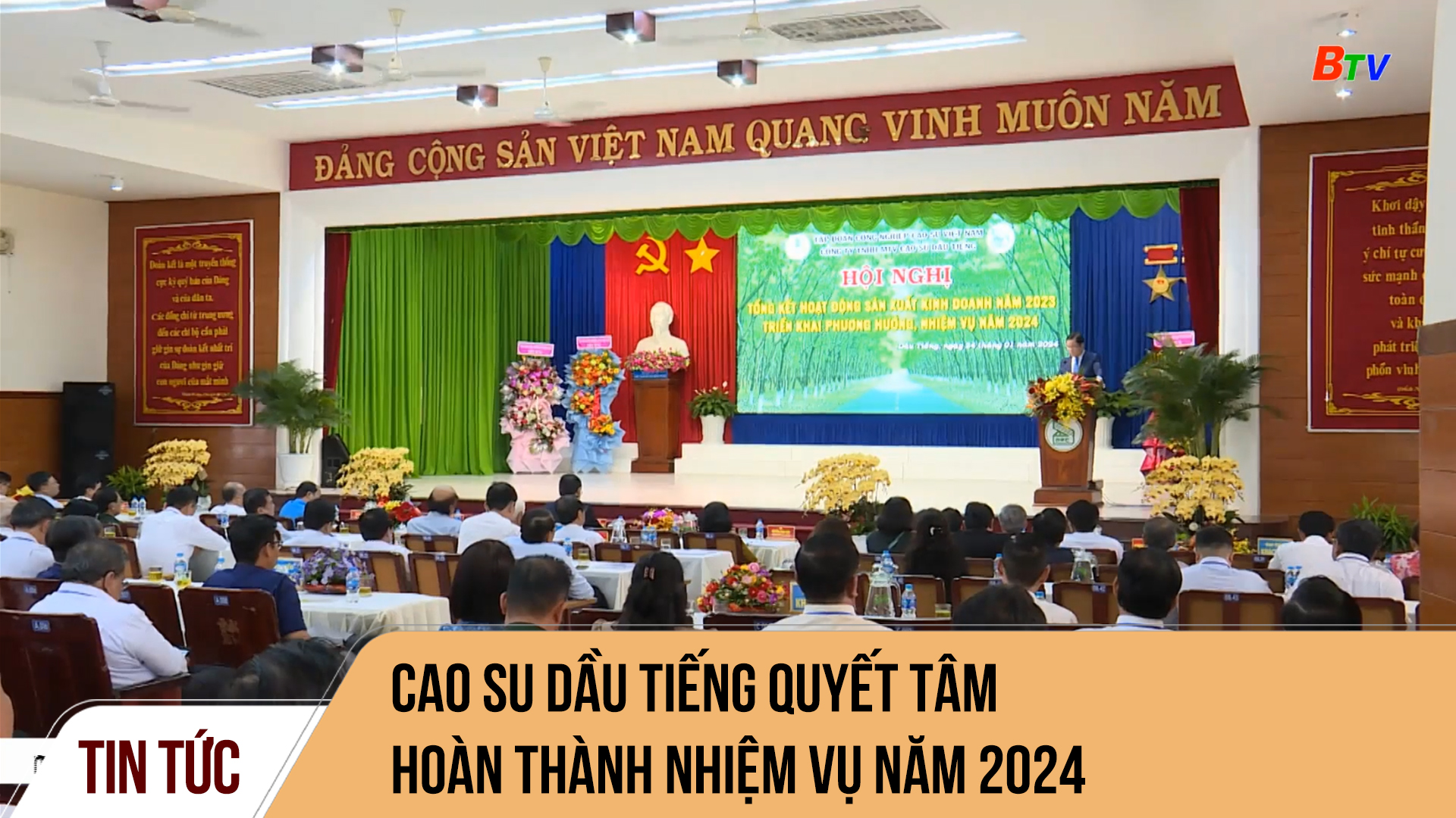 Cao su Dầu Tiếng quyết tâm hoàn thành nhiệm vụ năm 2024