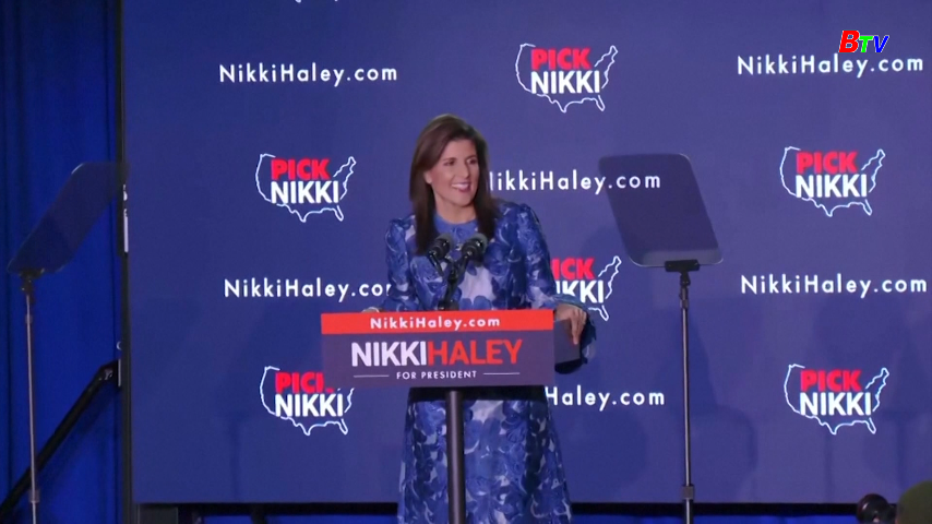 Phản ứng của bà Nikki Haley  về dự báo ông Trump thắng bầu cử sơ bộ 