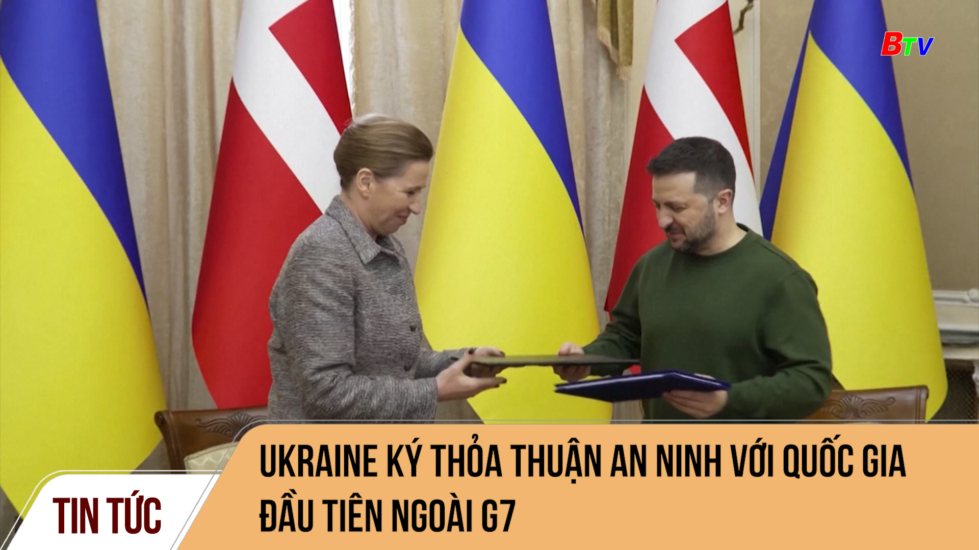 Ukraine ký thỏa thuận an ninh với quốc gia đầu tiên ngoài G7