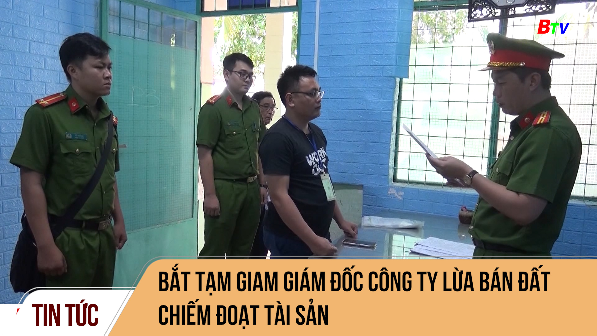 Bắt tạm giam giám đốc công ty lừa bán đất chiếm đoạt tài sản