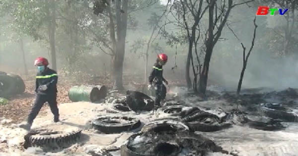 Gần 80% vụ cháy ở Tp.Thủ Dầu Một là cháy cỏ, bãi rác
