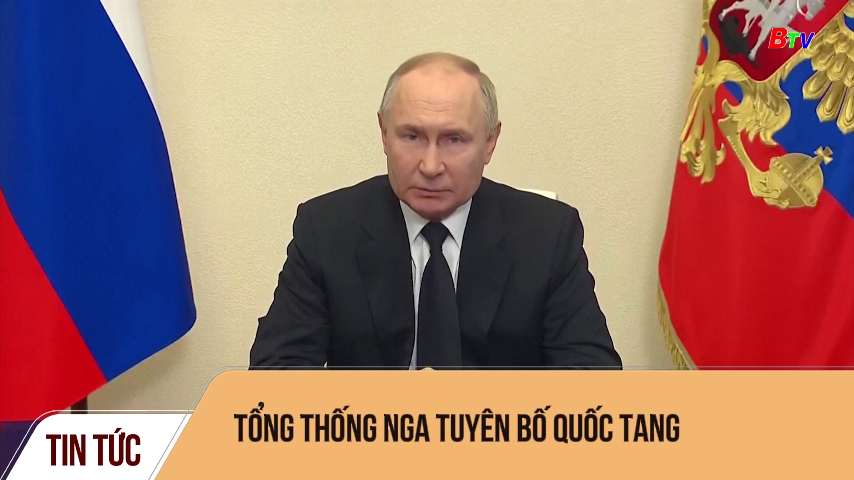 Tổng thống Nga tuyên bố quốc tang