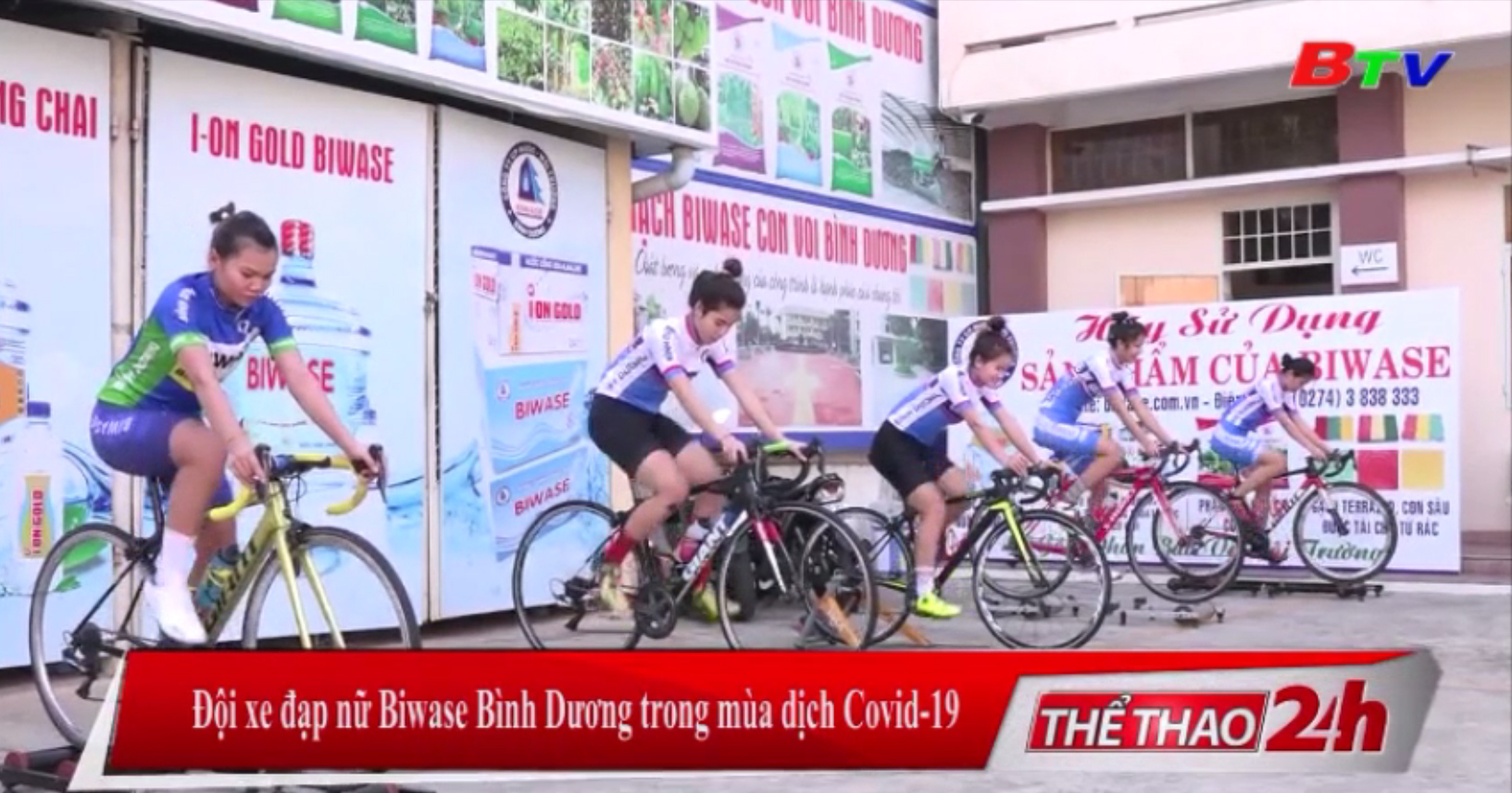 Đội xe đạp nữ Biwase Bình Dương trong mùa dịch Covid-19