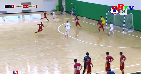 Play-off lượt đi tranh vé dự Vòng chung kết FIFA Futsal World Cup 2021 – Đội tuyển Việt Nam 0-0 Đội tuyển Lebanon