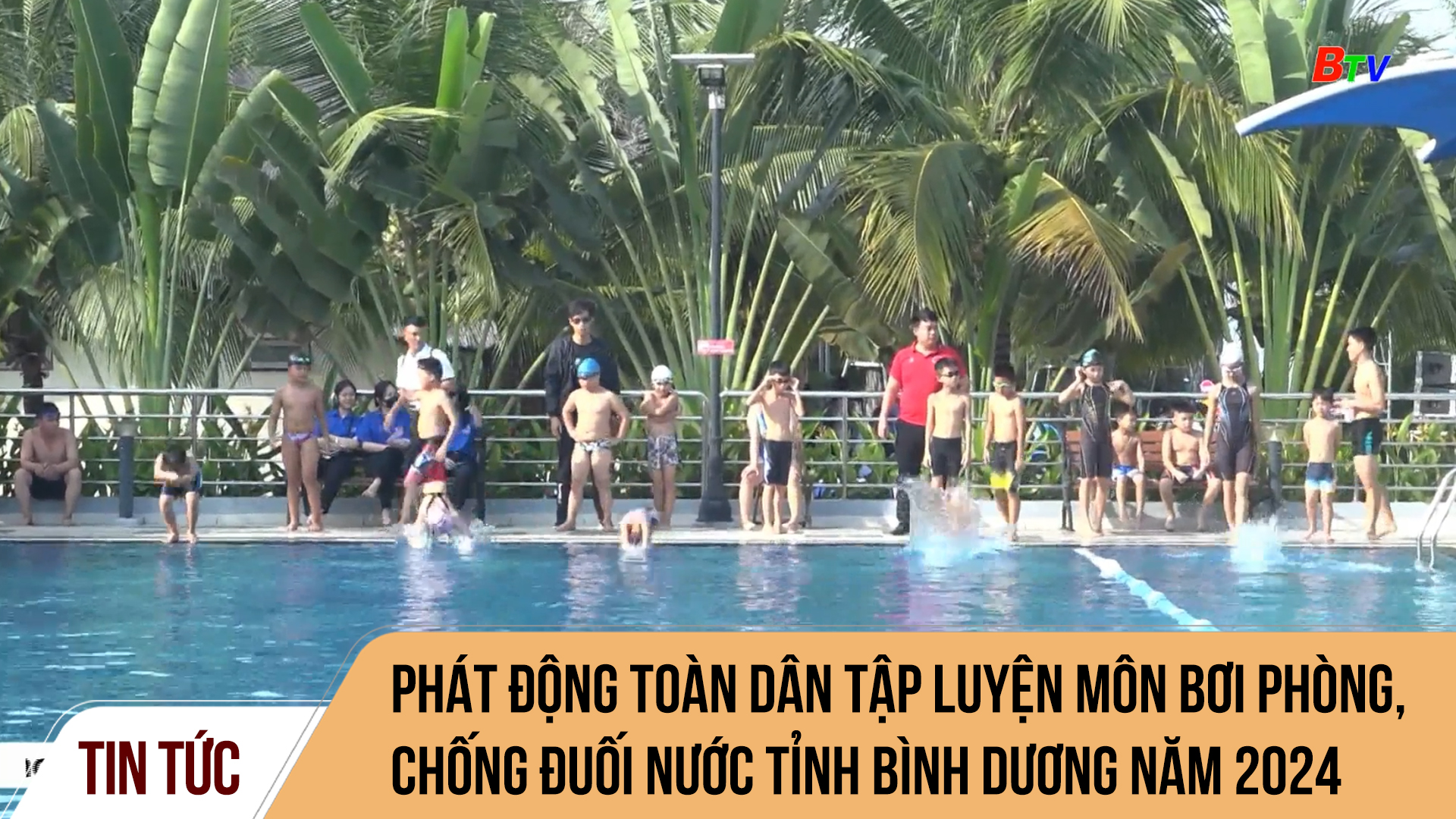 Phát động toàn dân tập luyện môn bơi phòng, chống đuối nước tỉnh Bình Dương năm 2024