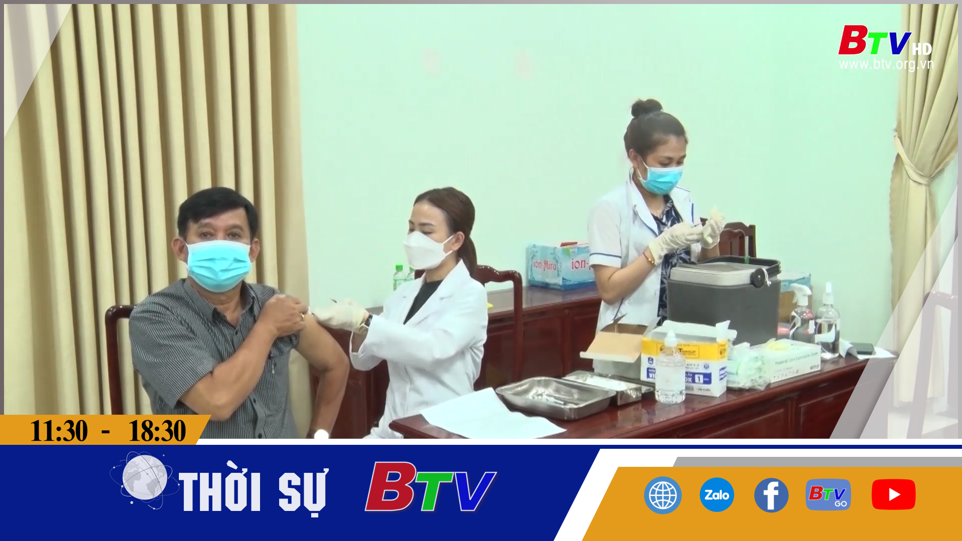 Thành phố Thủ Dầu Một tiêm vắc xin liều nhắc lại trong cán bộ công chức, viên chức 