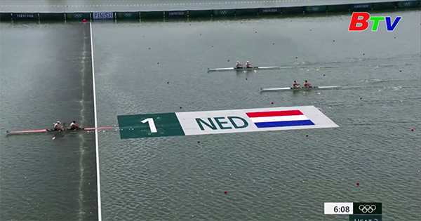 Hai tay chèo người Hà Lan lập kỷ lục ở Olympic Tokyo 2020