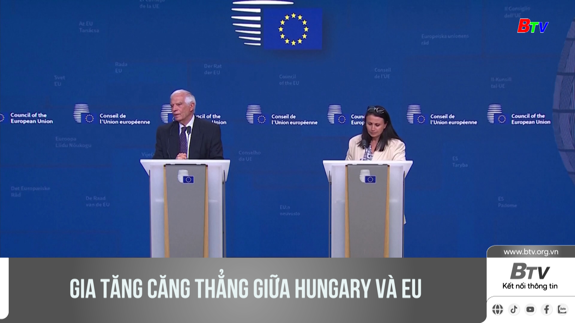 Gia tăng căng thẳng giữa Hungary và EU
