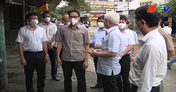 Phó Thủ tướng Vũ Đức Đam làm việc với lãnh đạo tỉnh Bình Dương về công tác phòng, chống dịch bệnh trên địa bàn tỉnh