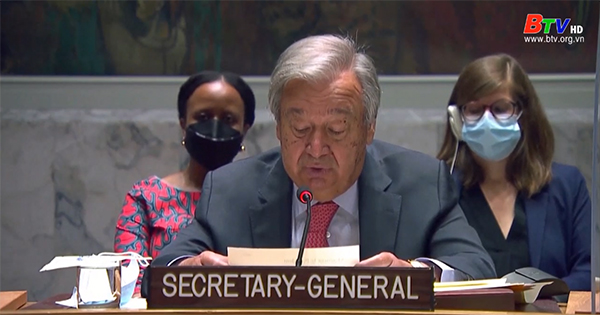 Tổng thư ký Liên hiệp quốc kêu gọi thế giới hợp tác đảm bảo an ninh tập thể