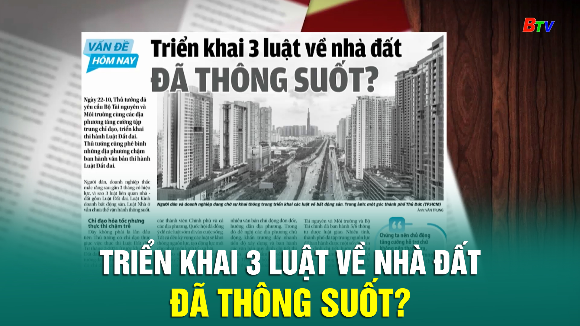 Triển khai 3 luật về nhà đất: Đã thông suốt?