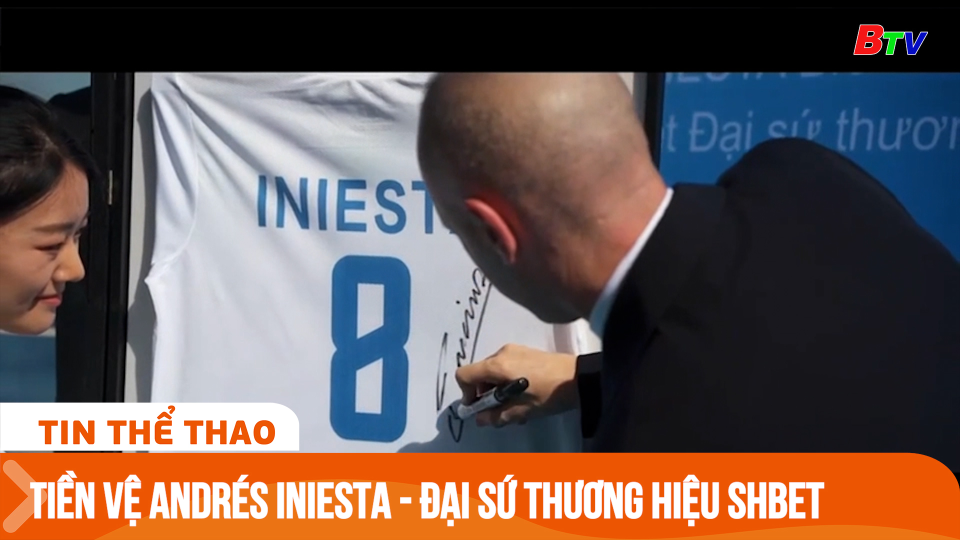 Tiền vệ Andrés Iniesta - Đại sứ thương hiệu SHBET | Tin Thể thao 24h	