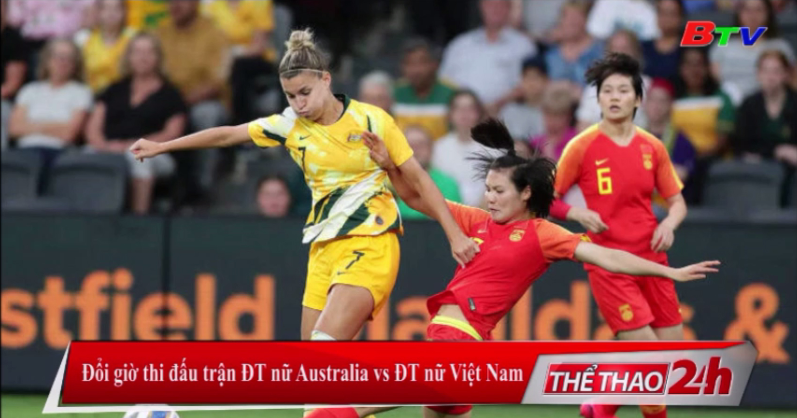 Đổi giờ thi đấu trận ĐT nữ Australia - ĐT nữ Việt Nam