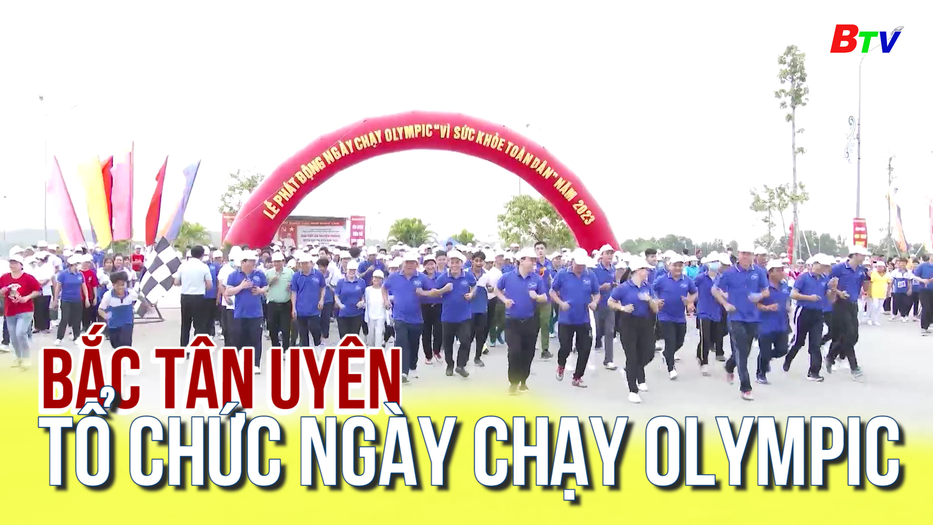 Bắc Tân Uyên tổ chức ngày chạy Olympic