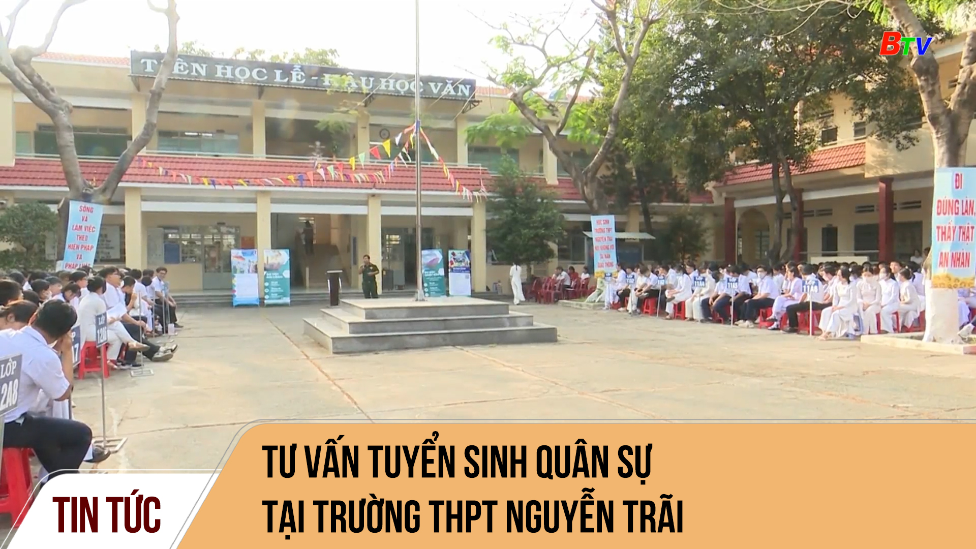 Tư vấn tuyển sinh quân sự tại trường THPT Nguyễn Trãi