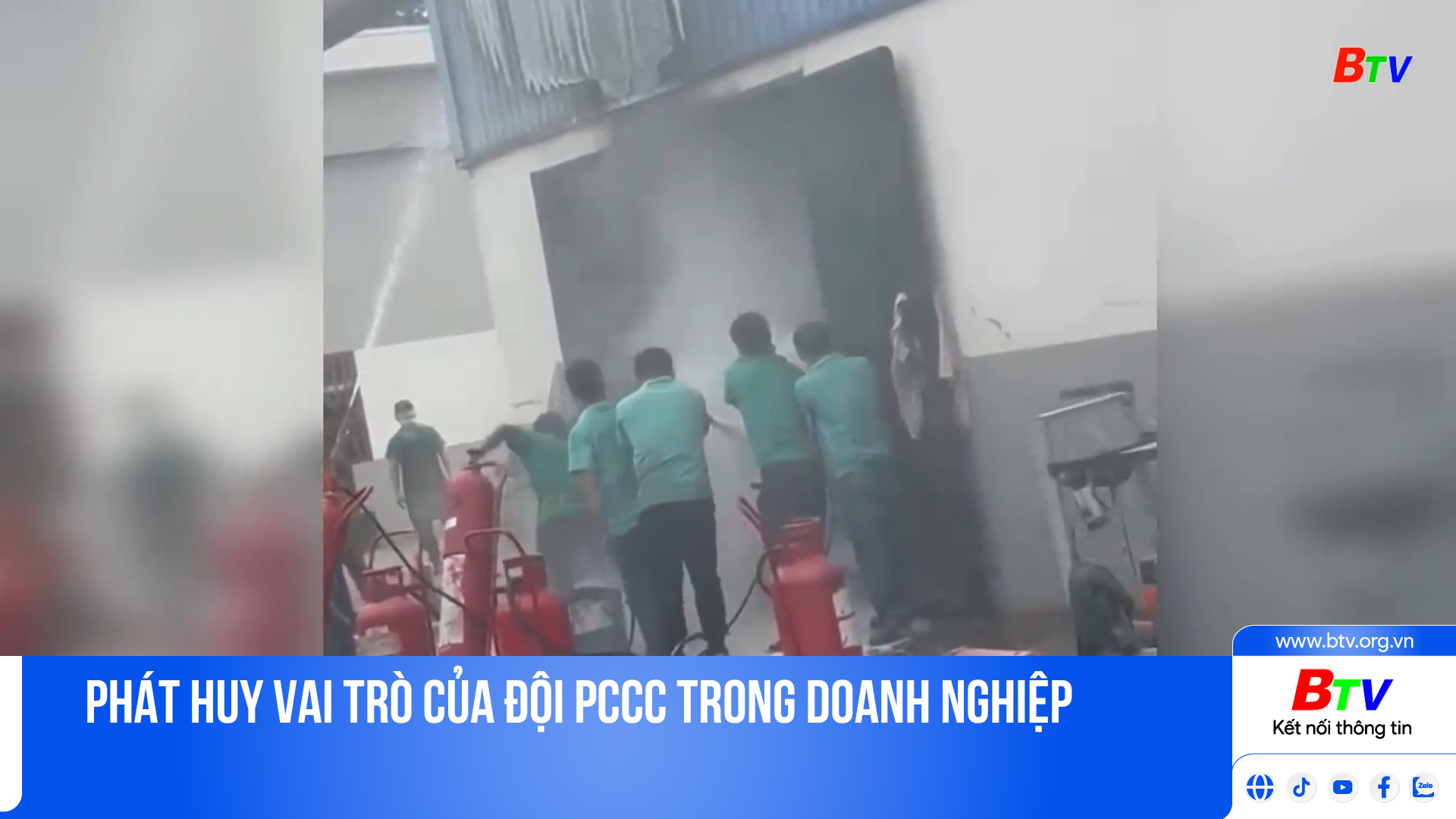 Phát huy vai trò của đội PCCC trong doanh nghiệp