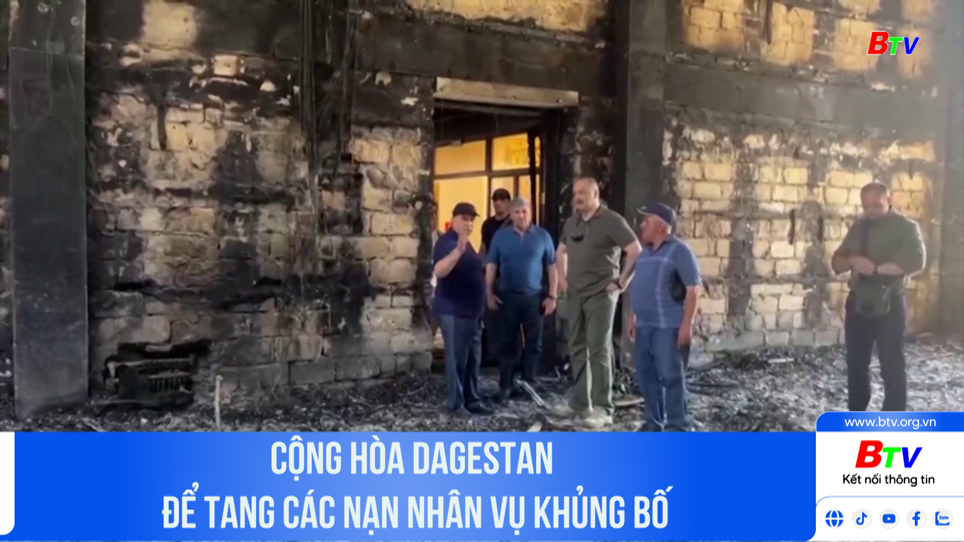 Cộng hòa Dagestan để tang các nạn nhân vụ khủng bố