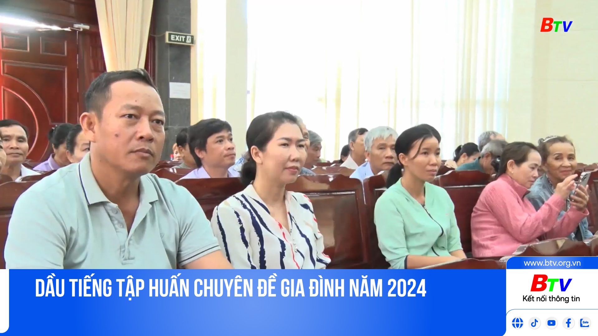 Dầu Tiếng tập huấn chuyên đề gia đình năm 2024