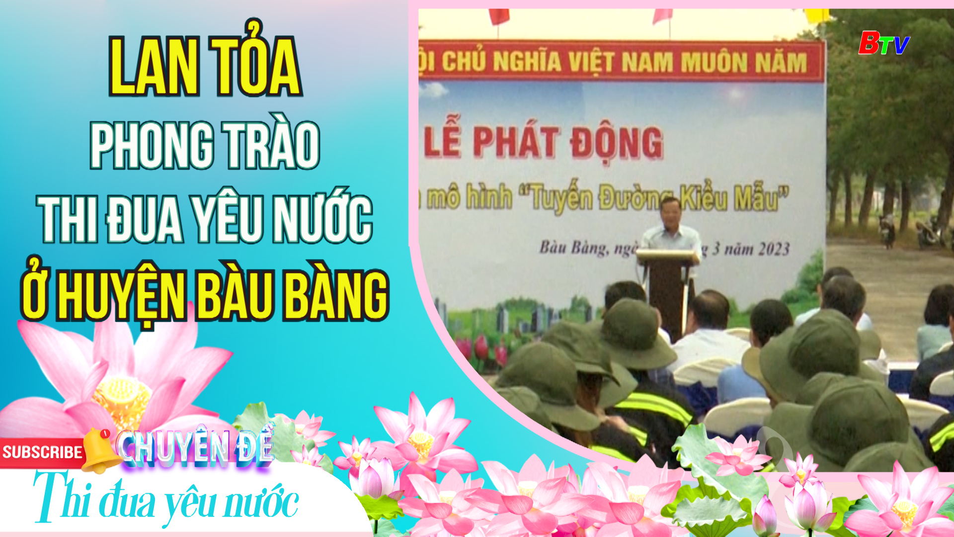 Lan tỏa phong trào thi đua yêu nước ở huyện Bàu Bàng