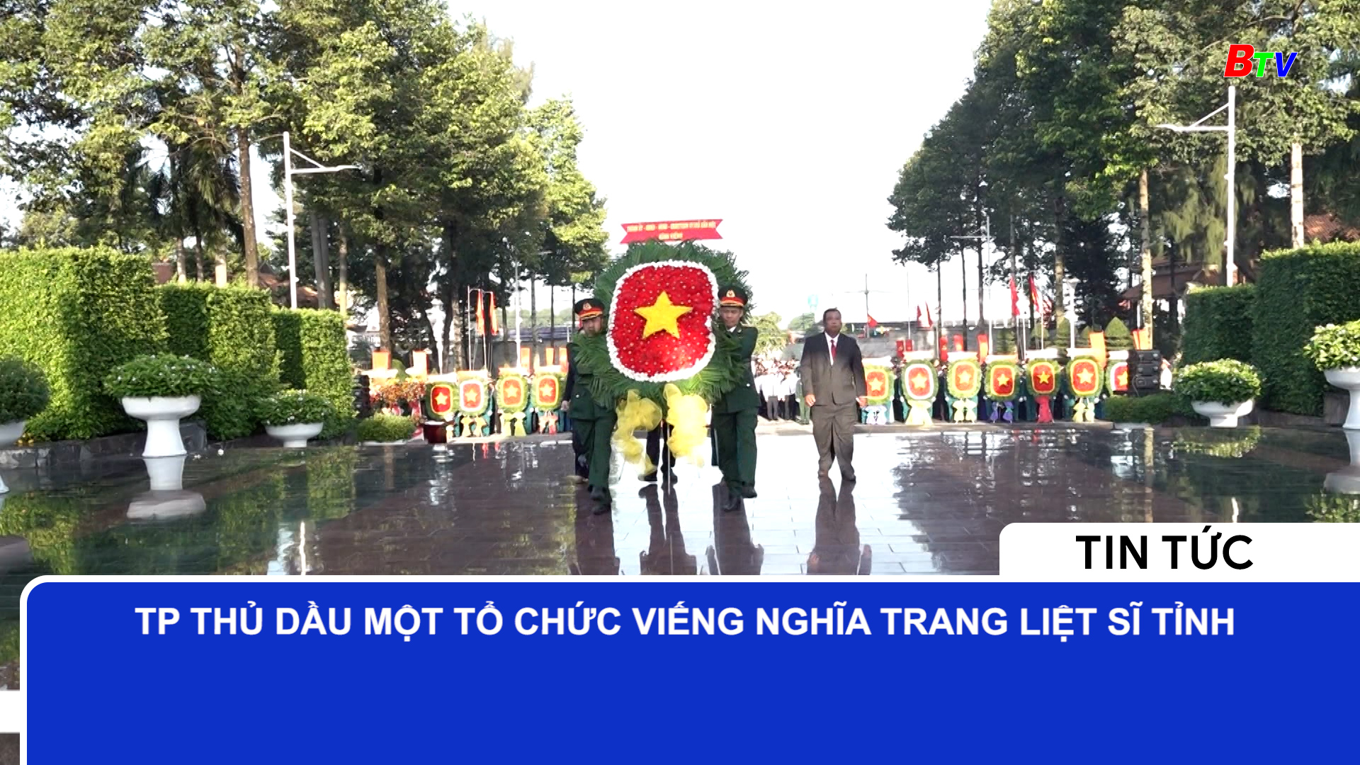TP Thủ Dầu Một tổ chức viếng nghĩa trang liệt sĩ tỉnh