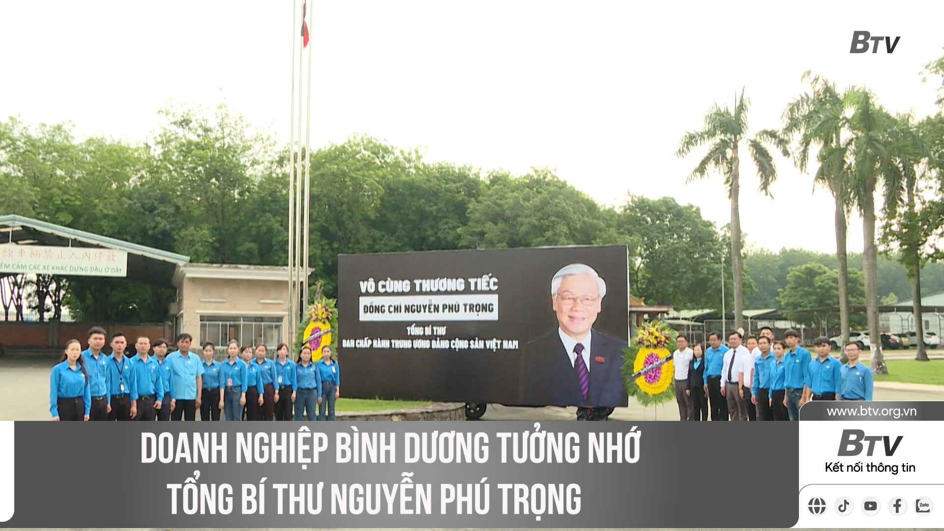 Doanh nghiệp Bình Dương tưởng nhớ Tổng Bí Thư Nguyễn Phú Trọng