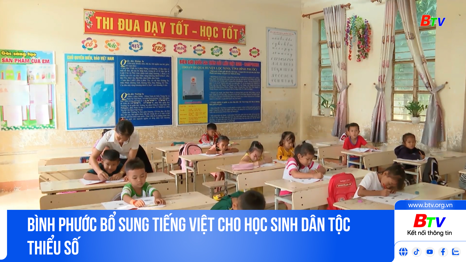 Bình Phước bổ sung tiếng Việt cho học sinh dân tộc thiểu số