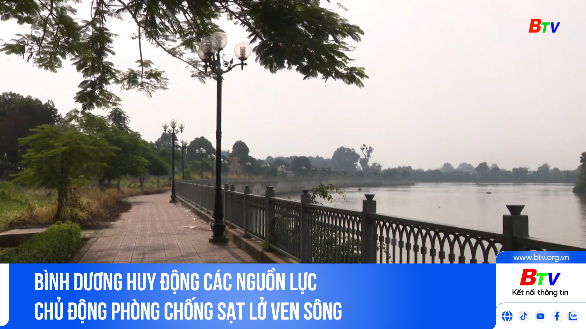 Bình Dương huy động các nguồn lực chủ động phòng chống sạt lở ven sông