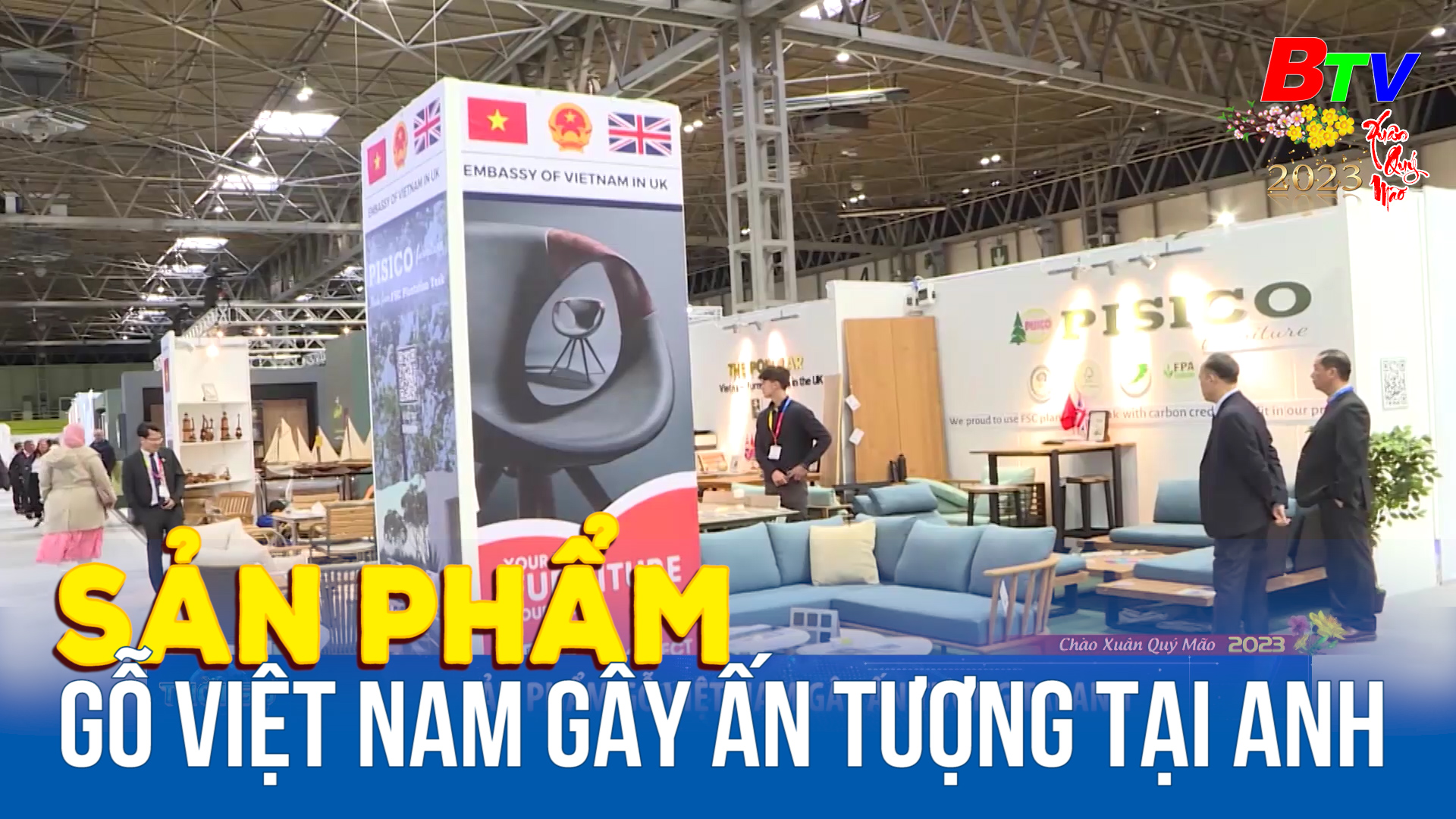 Sản phẩm gỗ Việt Nam gây ấn tượng tại Anh