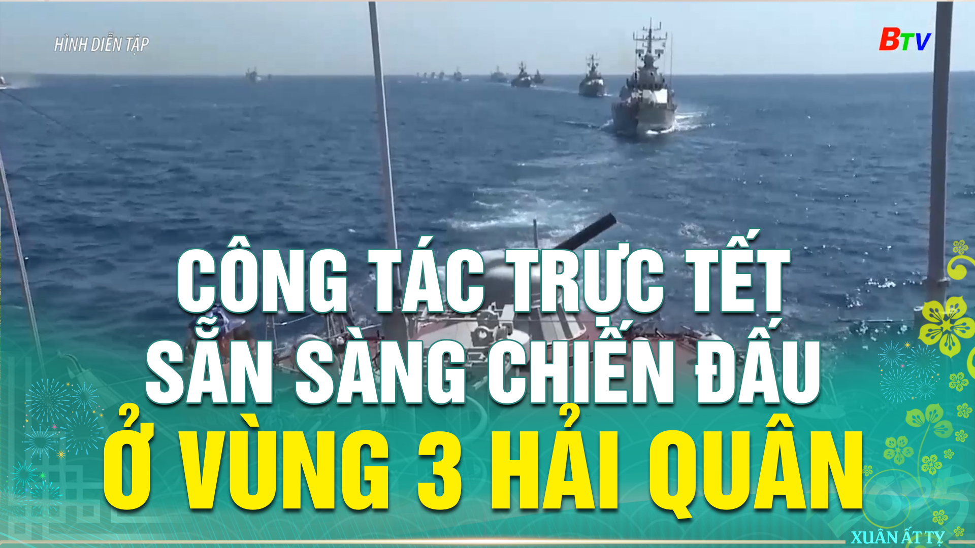 Công tác trực Tết sẵn sàng chiến đấu ở Vùng 3 Hải quân