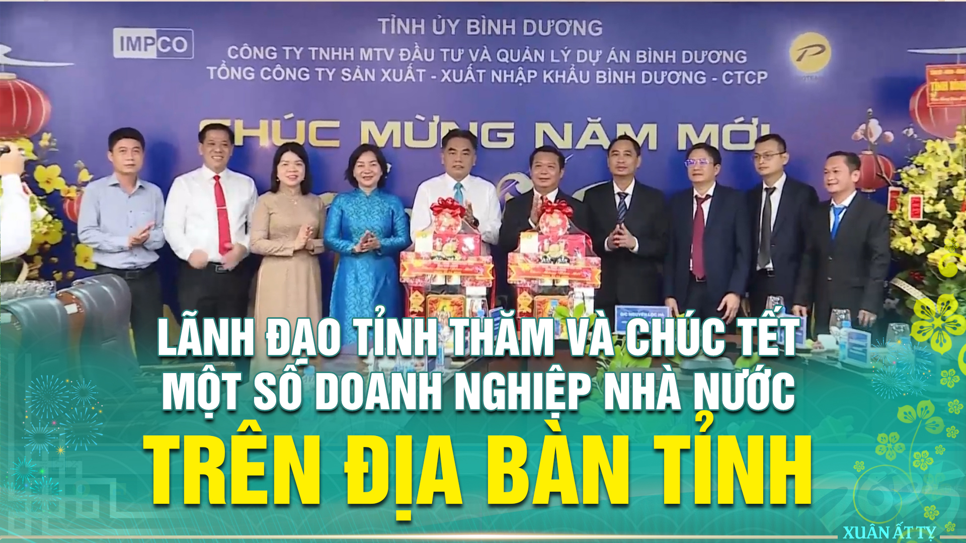 Lãnh đạo Tỉnh thăm và chúc Tết một số doanh nghiệp Nhà nước trên địa bàn Tỉnh