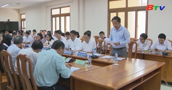Báo cáo tình hình góp ý Dự thảo Văn kiện Đại hội Đảng bộ tỉnh lần XI, nhiệm kỳ 2020-2025